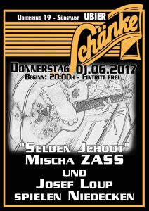 "Selden Jehoot" Mischa ZASS und Josef Loup spielen Niedecken