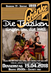 Die Tsaziken - singen um die Welt! - Eintritt frei!