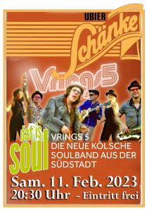 Einsingen in den Fasteloven mit " Vrings 5" @ Ubierschänke
